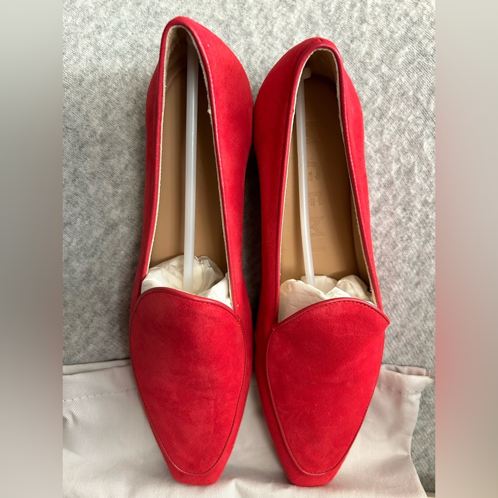 PRISTINE! M.Gemi “ The Elisa “ Pink Suede Loafers -Size 39.5